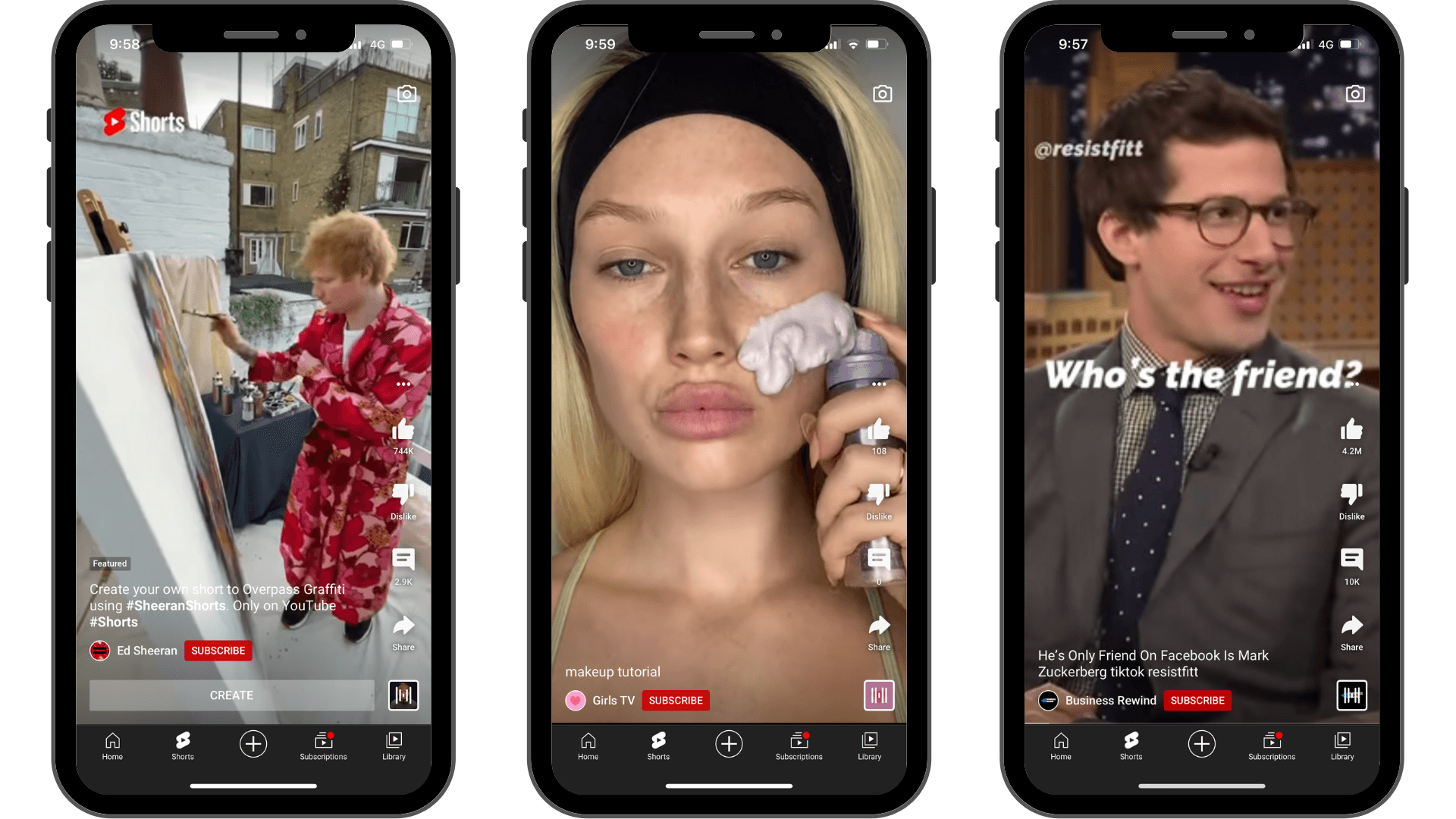 Youtube short - social posting platform (Picture: Collected)