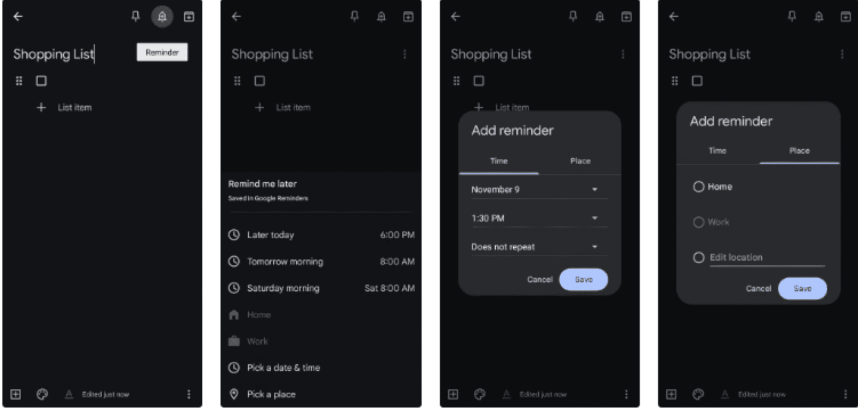 The Third Google Keep feature (Picture: Collected)