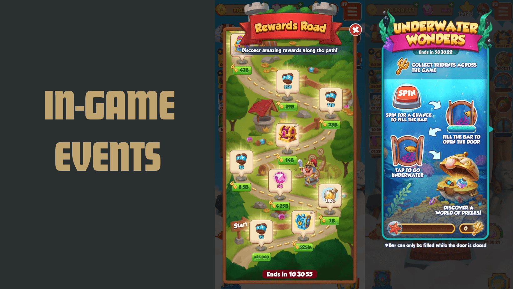 In-game event - how to get more spins in Coin Master