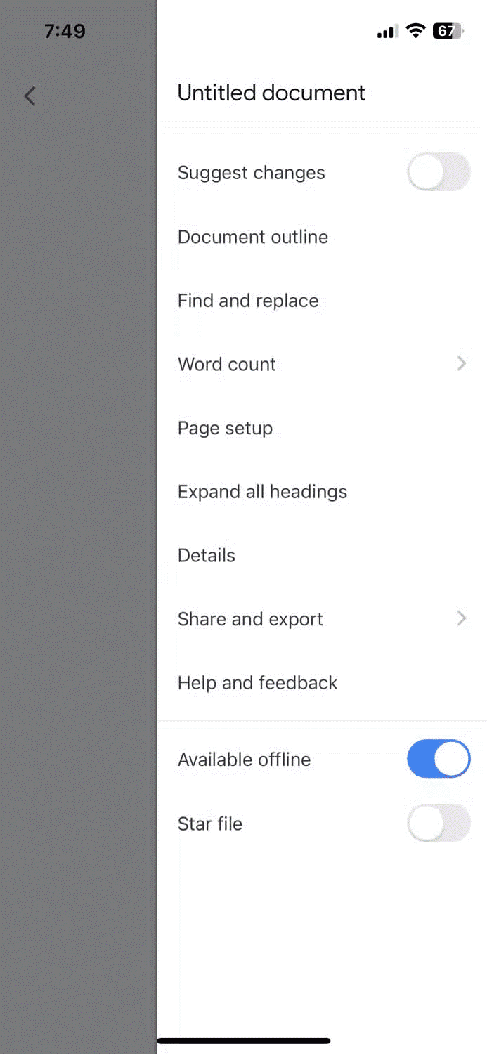 Google Docs on Mobile (Picture: Collected)