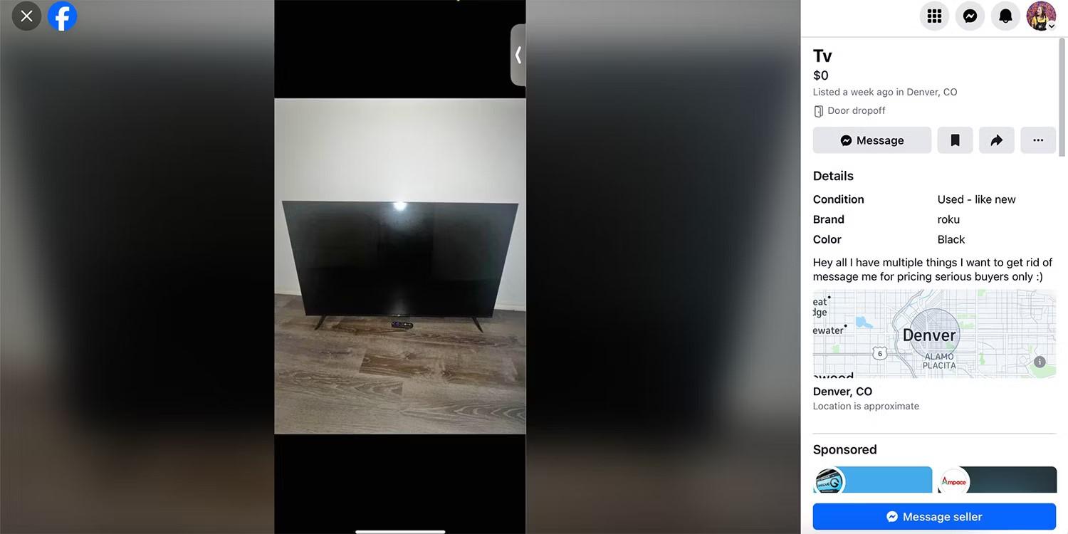 Selling on facebook marketplace (Picture: Collected)