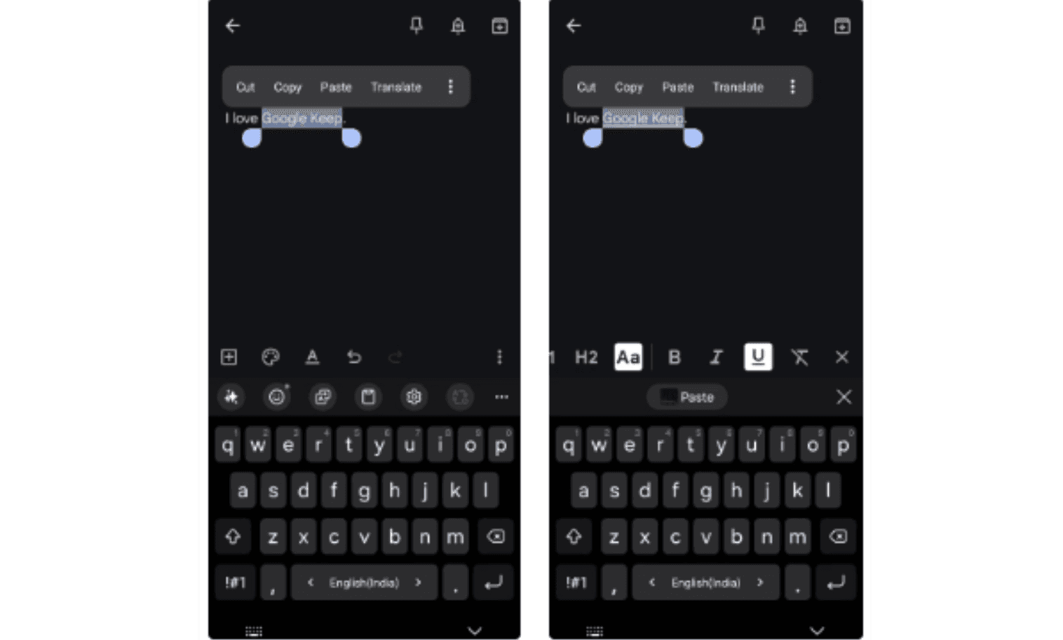 The fifth Google Keep feature (Picture: Collected)