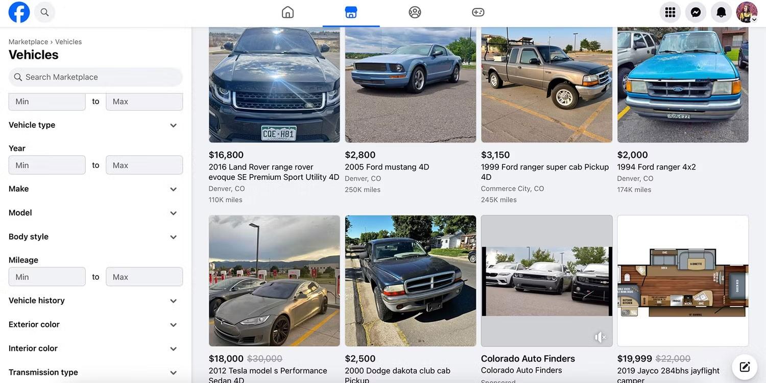 Selling cars on Facebook Marketplace (Picture: Collected)