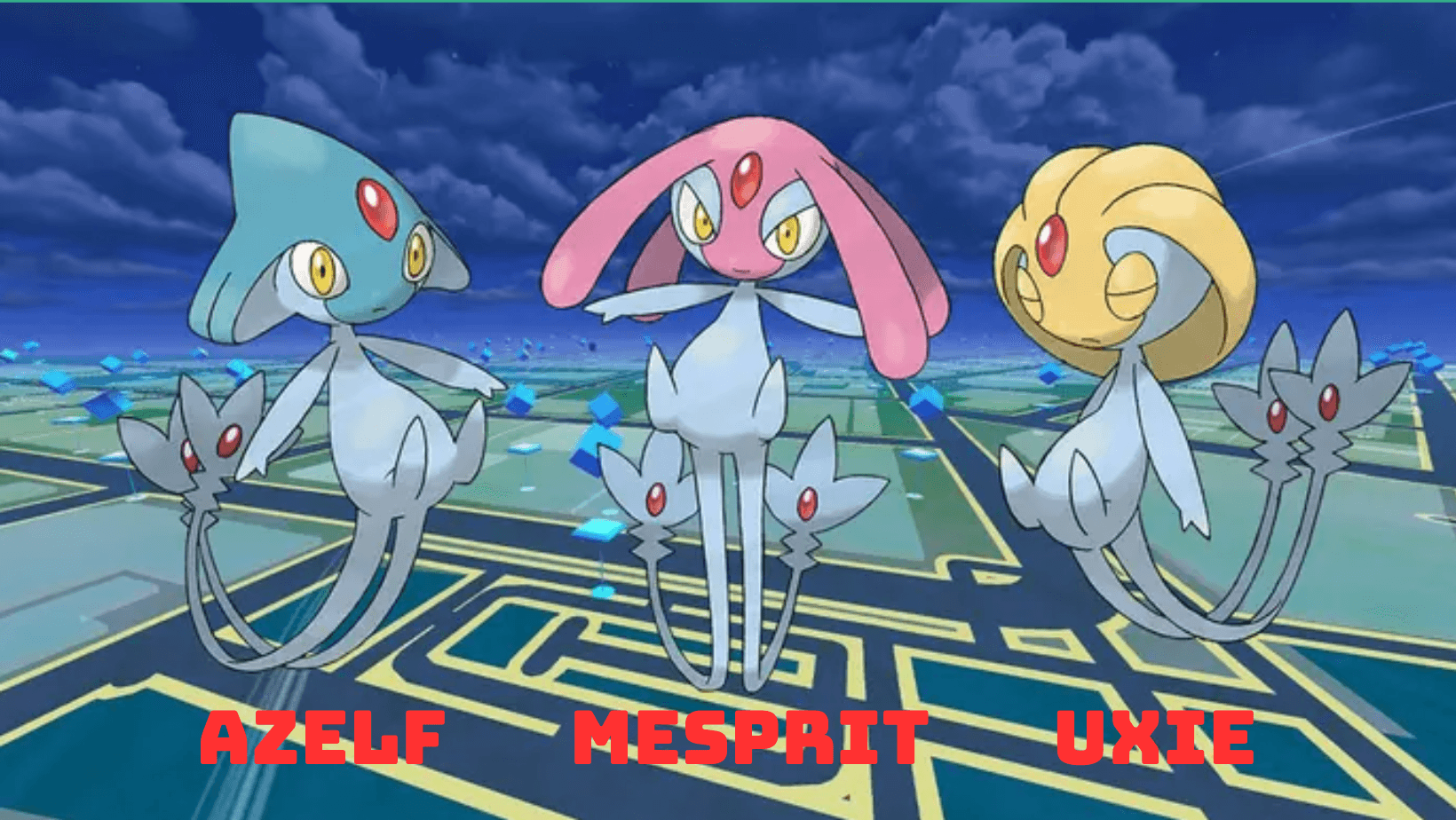 Azelf-Uxie-and-Mesprit