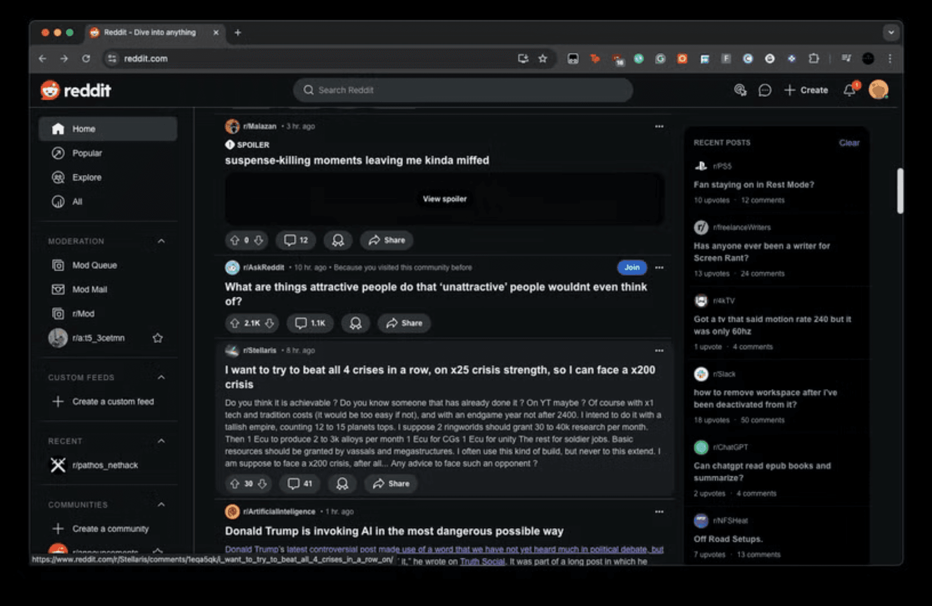 Reddit - social management platforms (Picture: Collected)